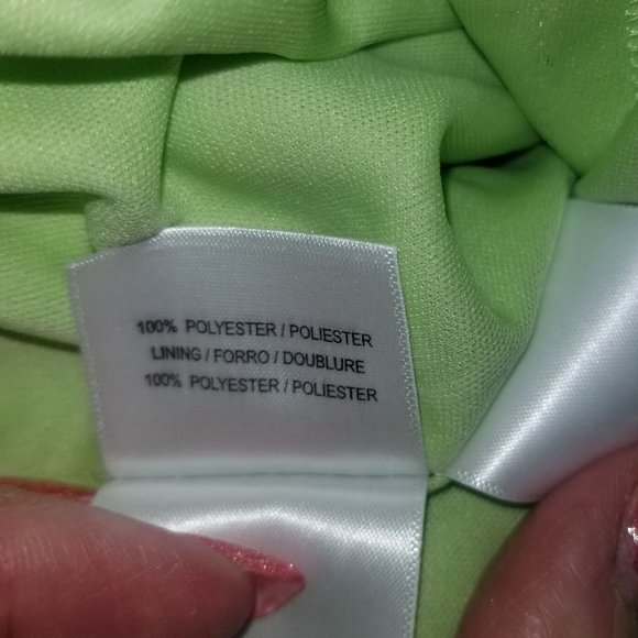 Kaspar Spring Green Crochet Lace Dress with Belt 8 - Picture 7 of 8